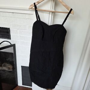 Torrid Bandage Black Spaghetti Strap Dress Womens Size 14